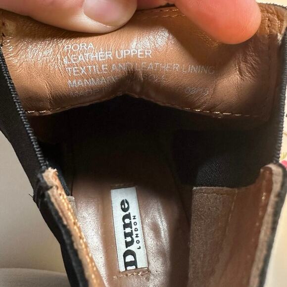 Dune London Women’s Pora Chelsea Pull On Suede Boots Black Size 38 (US 7.5-8) - Picture 9 of 10